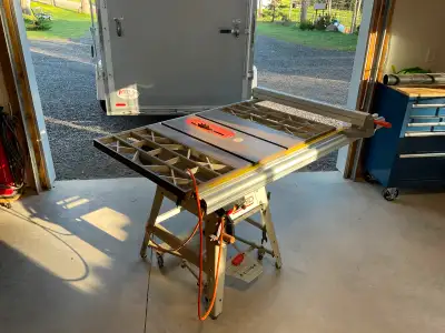 Ridgid tablesaw, View more