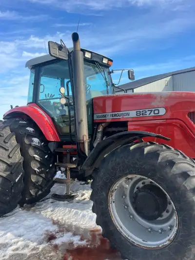 Massey 8270, 7300 hrs fully serviced ready to go to work been a good tractor have had unit for the l...