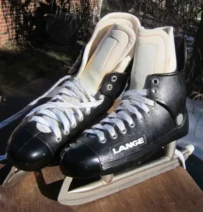Vintage Lange Hockey skates, View more