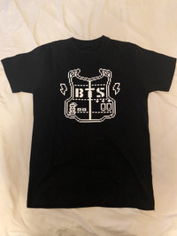 BTS kpop small black shirt