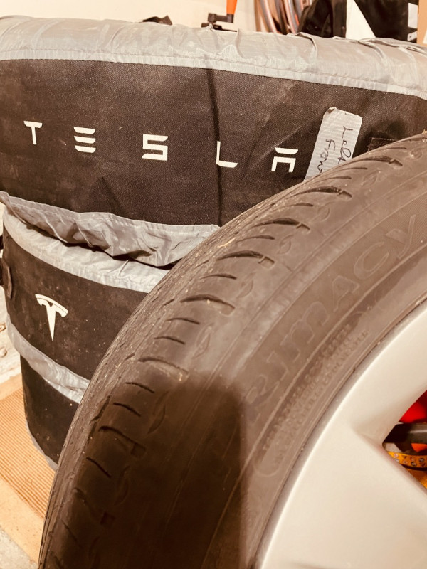 Tesla S rims and summer tires in Tires & Rims in Ottawa - Image 3