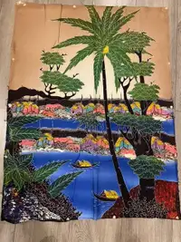 Bali Batik Village Scene