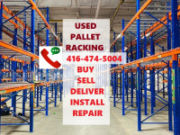 WE Buy Sell Deliver Install New and USED Pallet Racking