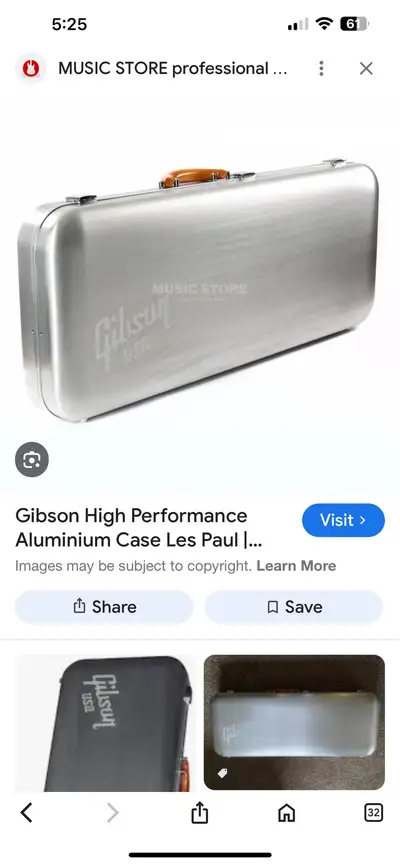 Gibson les Paul aluminum case , View more