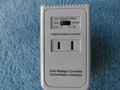 DUAL VOLTAGE Converter, converts 220V electrical outlets to 110V, View more