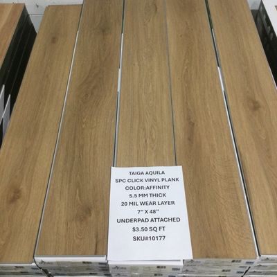VINYL SALE, SPC CLICK VINYL PLANK TAIGA AQUILA., View more