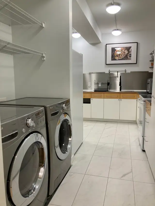 Furnished 1 king bedroom 1 bath plus den and shared kitchen