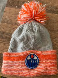 Toddler Girls Oilers toque