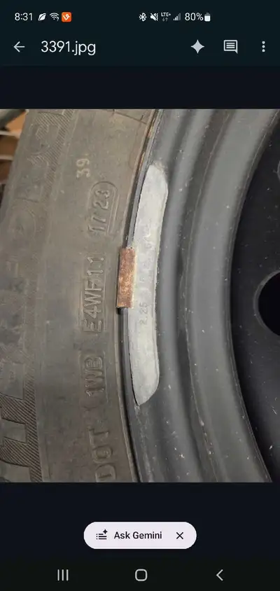 Selling my tires and Rims from a 24 GMC Terrain. Bought a new car and they don't fit. The tires are:...