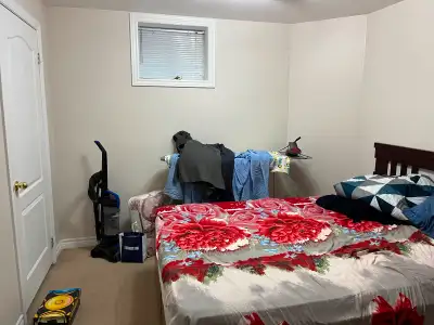 2 Bedroom basement available for rent from August 01, with all utilities (no WiFi), 2 parking, No pe...