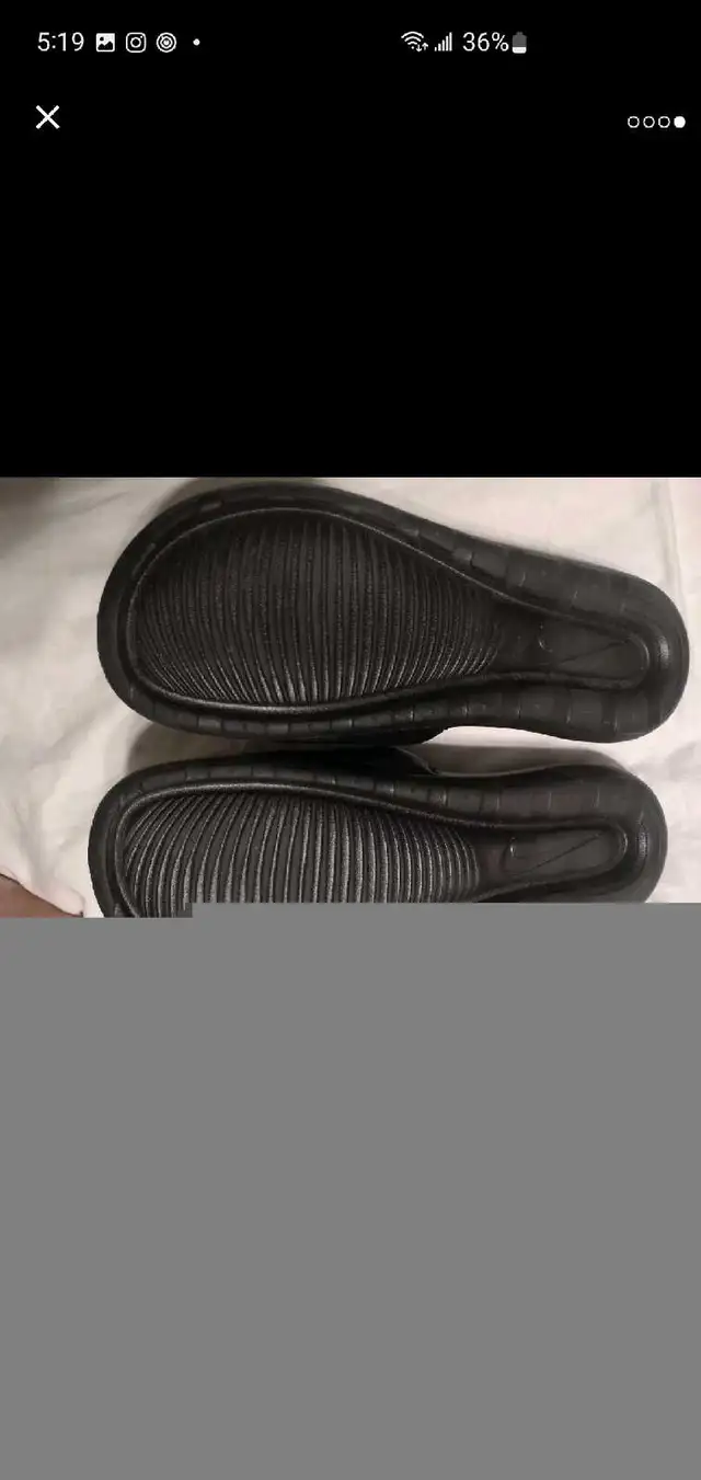 NEW NIKE MENS SIZE 11 SLIDES SANDLES in Men's Shoes in Barrie - Image 5