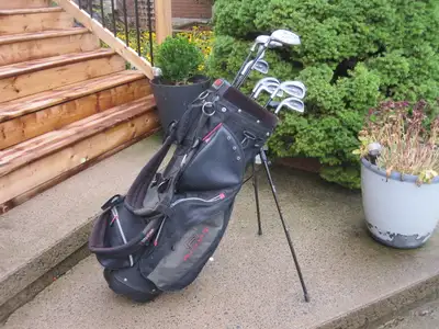 Men's Left Hand 10-pc. Golf Set (Spectra SG) with Golf Stand Bag, View more