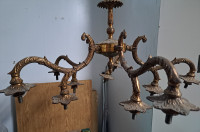 Vintage Chandelier - No Sockets or Wiring