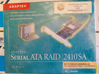 New Old Stock (sealed) Adaptec Serial ATA Raid Card – 2410SA