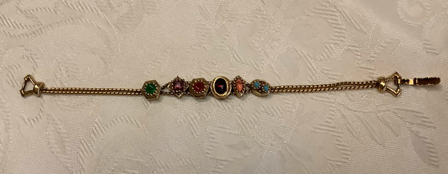 Vintage signed Goldette NY Victorian style bracelet in Jewellery & Watches in Bedford