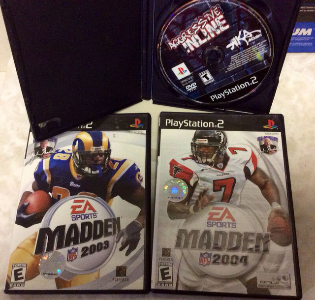 Playstation 2 games madden 2003 2004 PS2 Aggressive inline sport in Toys & Games in London