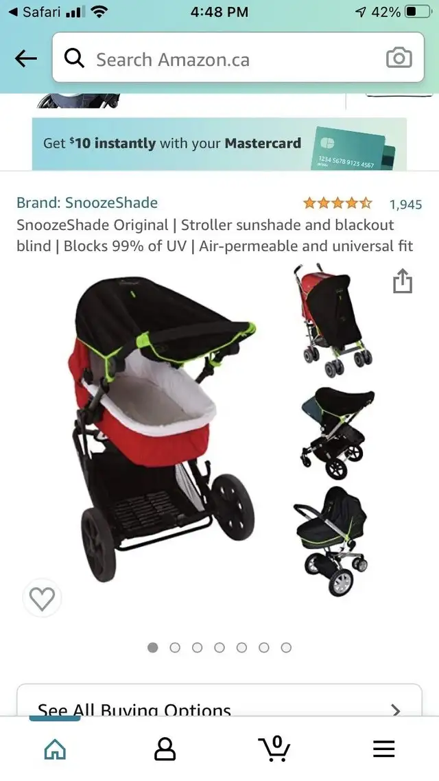 SnoozeShade Original | Stroller sunshade628632825510421212