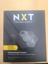 6 outlet Power Bar  Nxt Technologies - BNIB