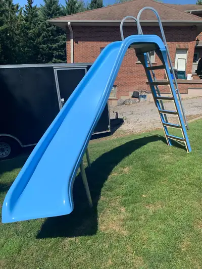 fibreglass pool slide.  , View more