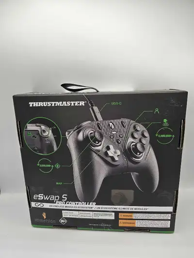 New Thrustmaster eSwap S Pro Wired Controller for Xbox Series X|S / Xbox One / PC - Black Enjoy your...