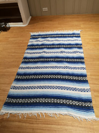 Large Mexican-Style Woven Blanket