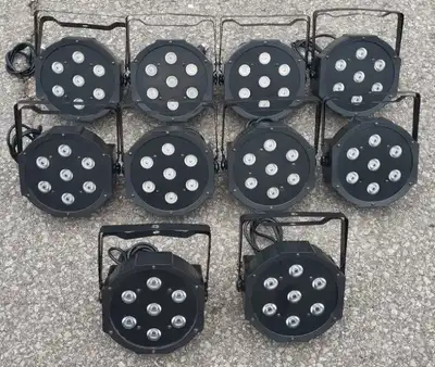 LED slim par light fixtures - 10 available, View more