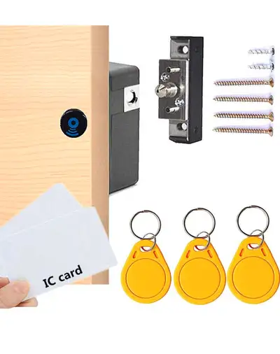 Verrouillage Secret Takhewod Key Lock Électronic Cabinet Lock With Yellow Card Neuf Jamais Utiliser...