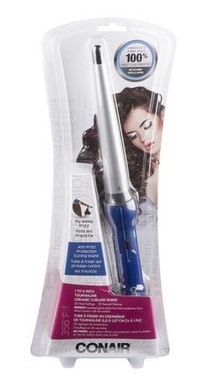 NEW: OPENED PACKAGE Conair Anti-Frizz Protection Curling Wand -