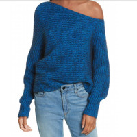 NEW T by Alexander Wang Women's Asymmetrical Knit Sweater Size M