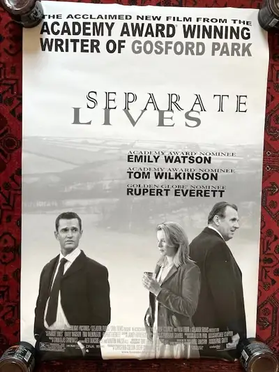 "SEPARATE LIVES" (2005) Julian Fellowes 1 Rolled Sheet MISPRINT, View more