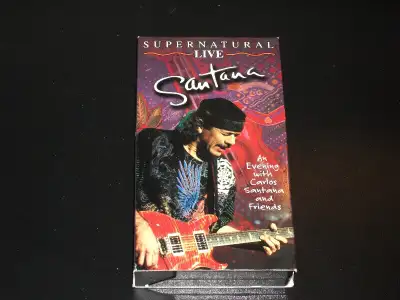 Santana & Friends - Supernatural Live (2000) Cassette VHS, View more