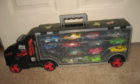 Cars Transporter Truck w/ 28 Cars / Die Cast Cars Collection