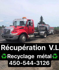 ♻️Récupération Recyclage métal scrap Junk removal♻️