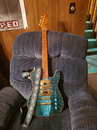 Custom built telecaster style guitar 