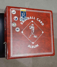 Baseball / Sports Trading Card Album includes card sleeves