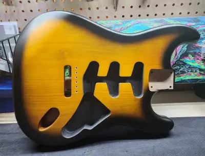2 Tone Sunburst Strat Body - Tobacco Burst, View more