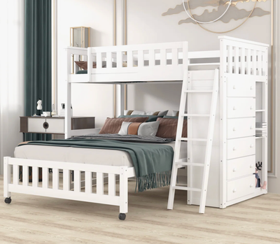 Eyoas Kids Twin Over Full Bunk Bed with DrawersBy Harriet Bee, View more