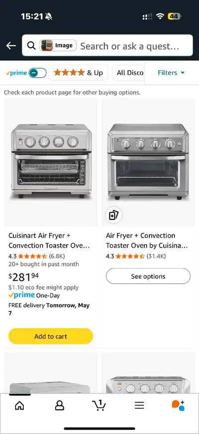 Cuisinart Air Fryer Toaster Oven, View more