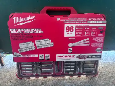 Milwaukee 98-Piece 3/8” Drive Ratchet, View more