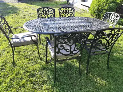 Ensemble de patio fonte d'aluminium, View more