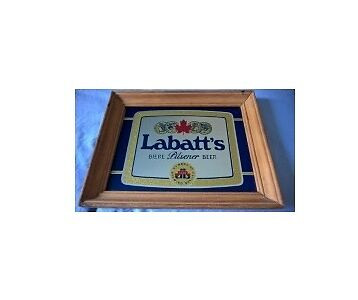 Vintage Labatt's Biere Pilsener Beer Mirror Bar Sign in Arts & Collectibles in Oshawa / Durham Region - Image 4