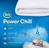 NEW! Don't Pay $100 Retail! SERTA Power Chill Mattress Cover