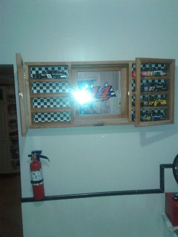 NASCAR DIECAST WALL UNIT in Arts & Collectibles in Oshawa / Durham Region