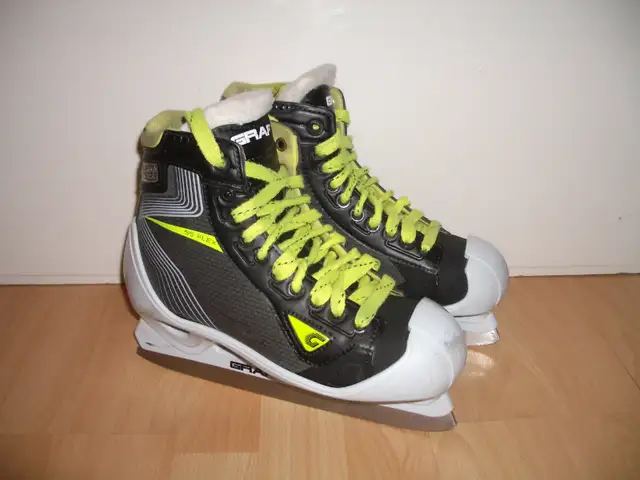 Patins goalie - GRAF supra G5035 - size  5-5.5 US men/ 6-6.5 fem in Skates & Blades in City of Montréal - Image 4