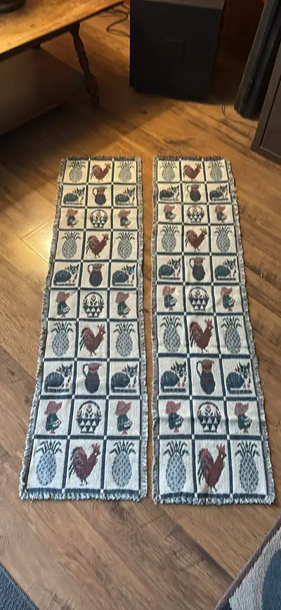 Vintage Pair of 100% cotton runners, View more