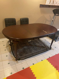 Selling wood dining table