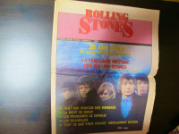 vieux journal sur les 25 ans des rolling Stones