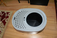 Round Top Entry Cat Litter Box