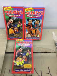 Disney Mickey Fun Songs 3 VHS