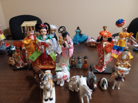 Porcelain dolls and valuable collectables